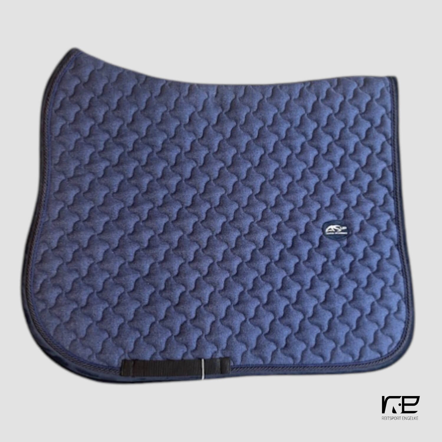 Anna Scarpati  Schabracke Meliert Blu Navy 2 Kordeln