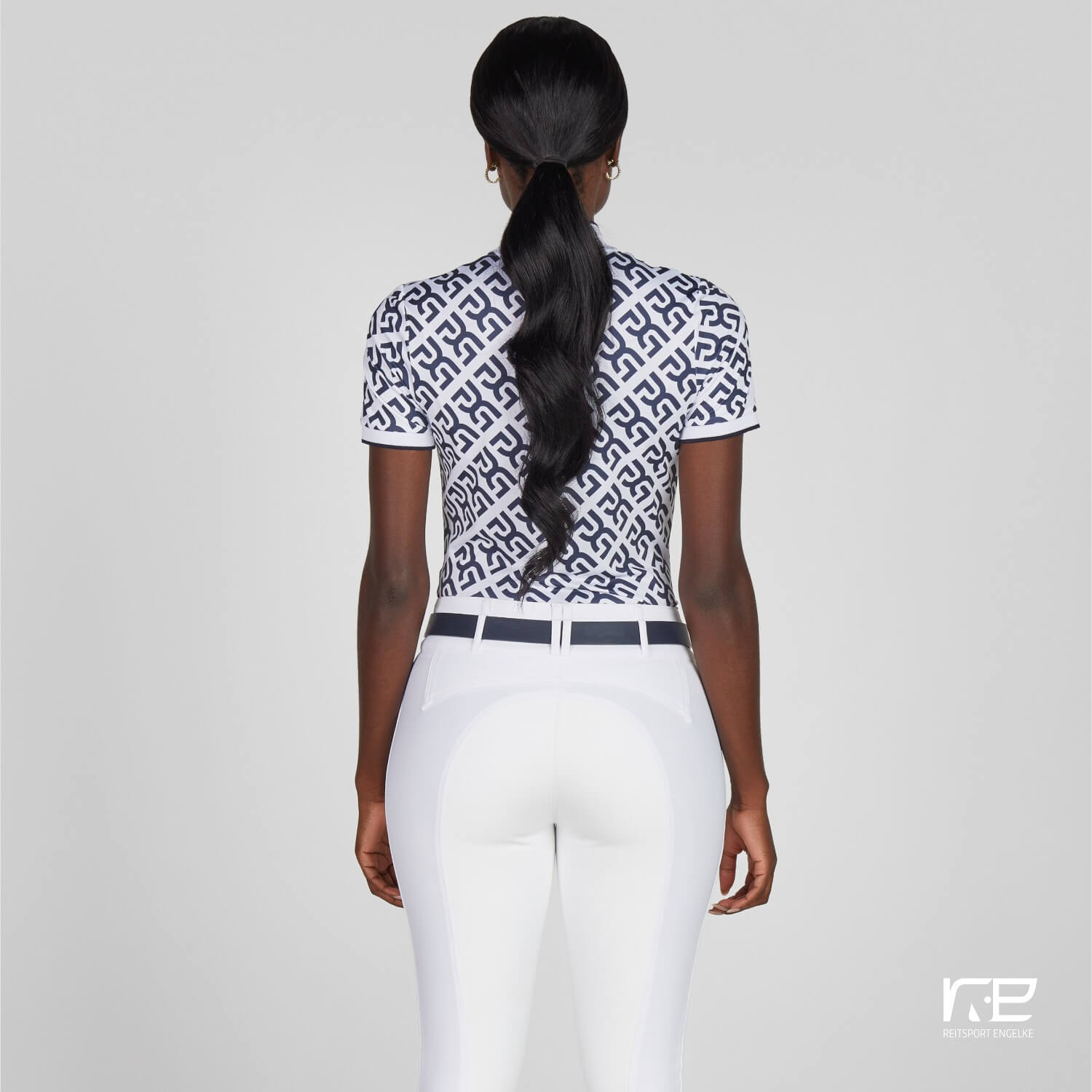 Pikeur Polo-Zip-Shirt The Core Nightblue