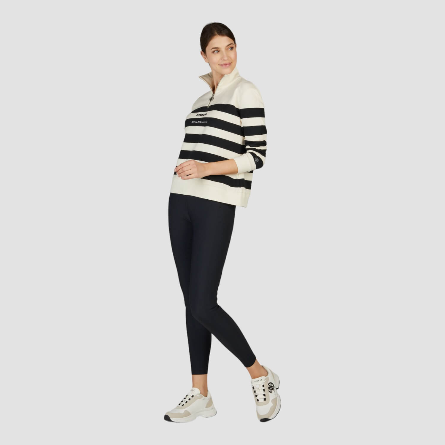 Pikeur Sweater 6278 Athleisure Off White/Black Pikeur Sweater 6278 Athleisure Off White/Black