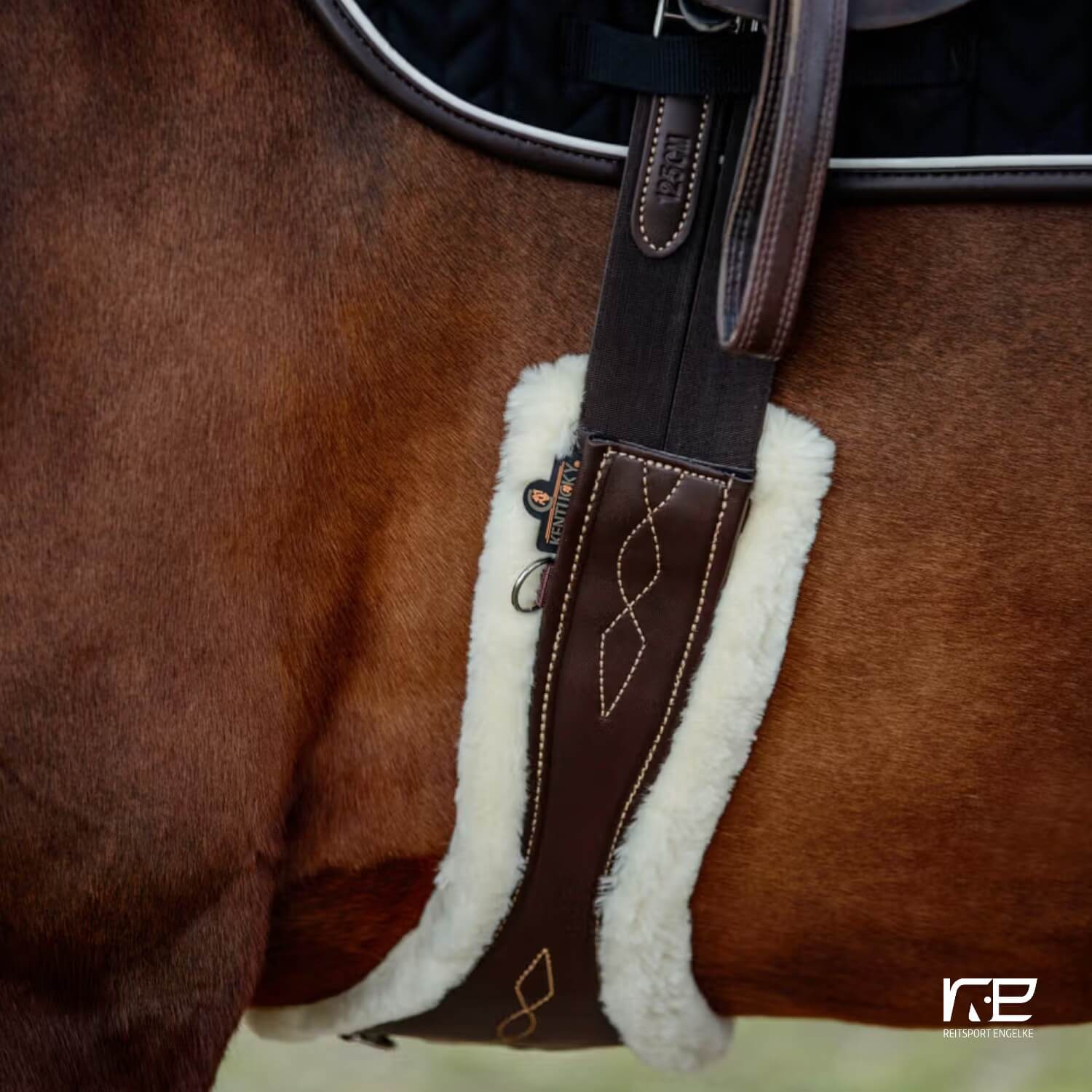 Kentucky Lammfellgurt Anatomisch Brown