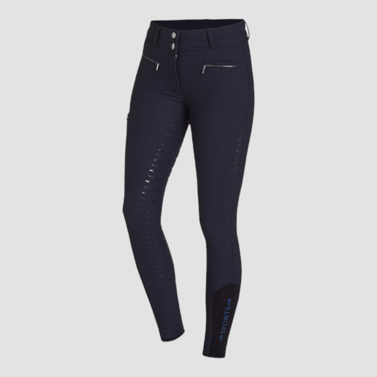 Schockemoehle Sports Winterreithose Heather Fullgrip True Navy