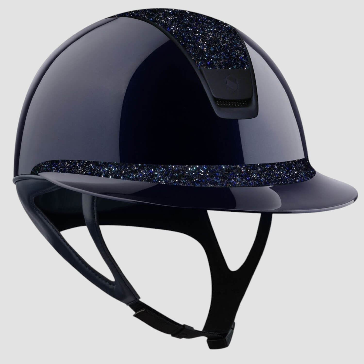 Samshield Reithelm MissShield Glossy V2  blue chrome black Top und FB ultrafine Rock cosmic nights