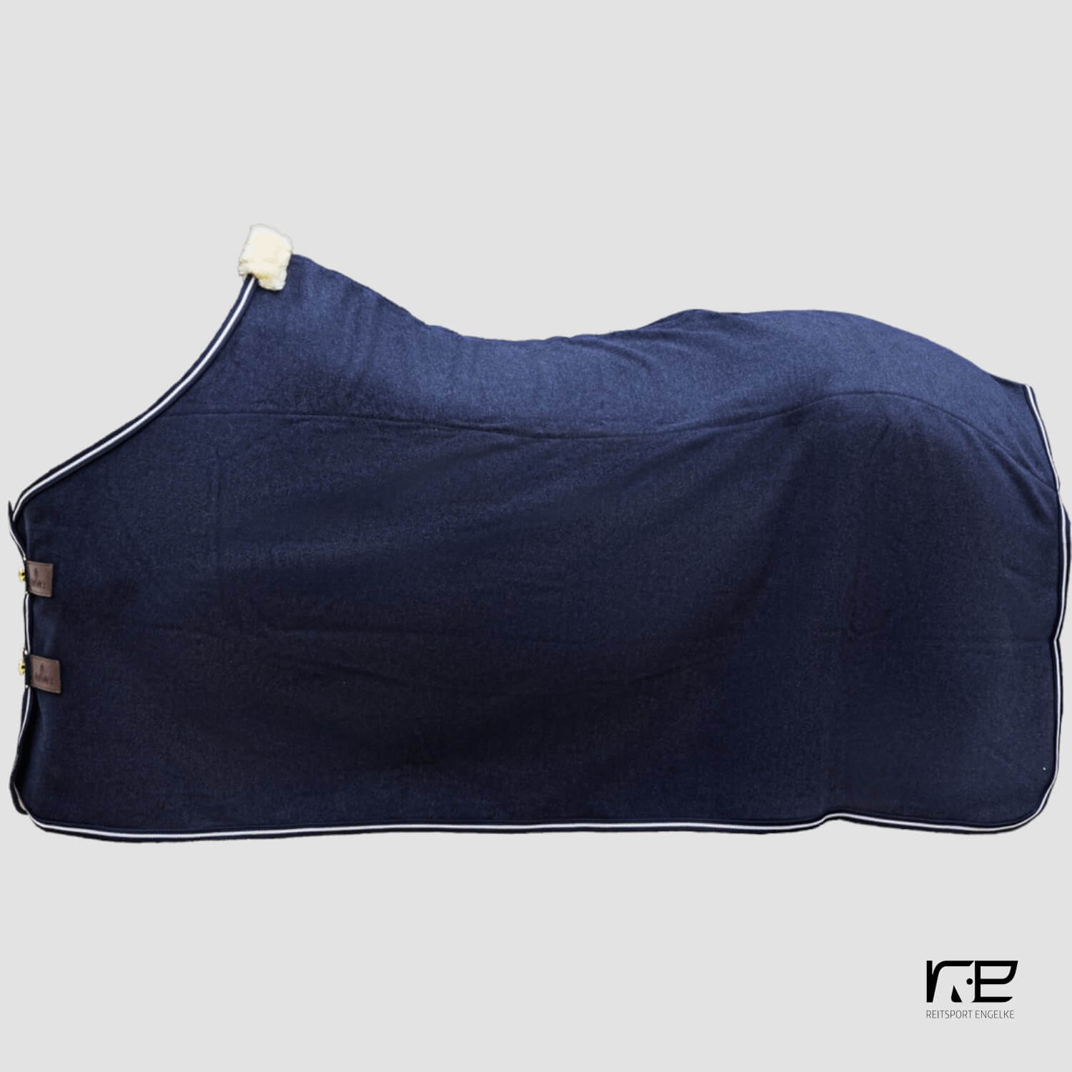 Kentucky Abschwitzdecke Fleece melange marine