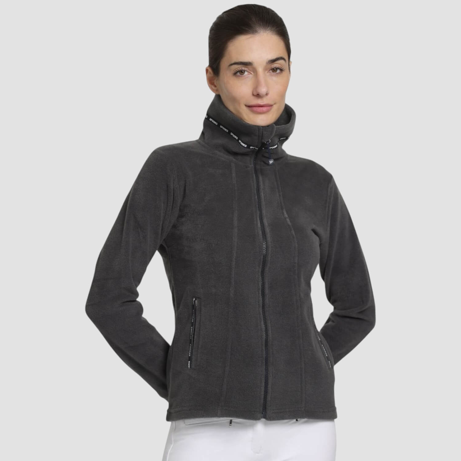 Spooks Fheline Fleecejacke Dark Shadow