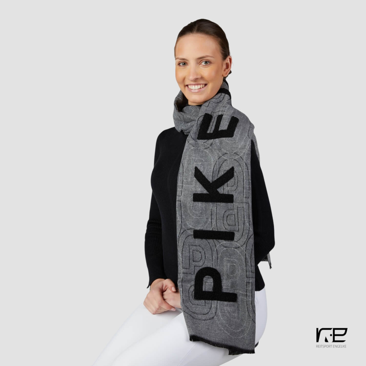 Pikeur Scarf Eleganter Schal Grau