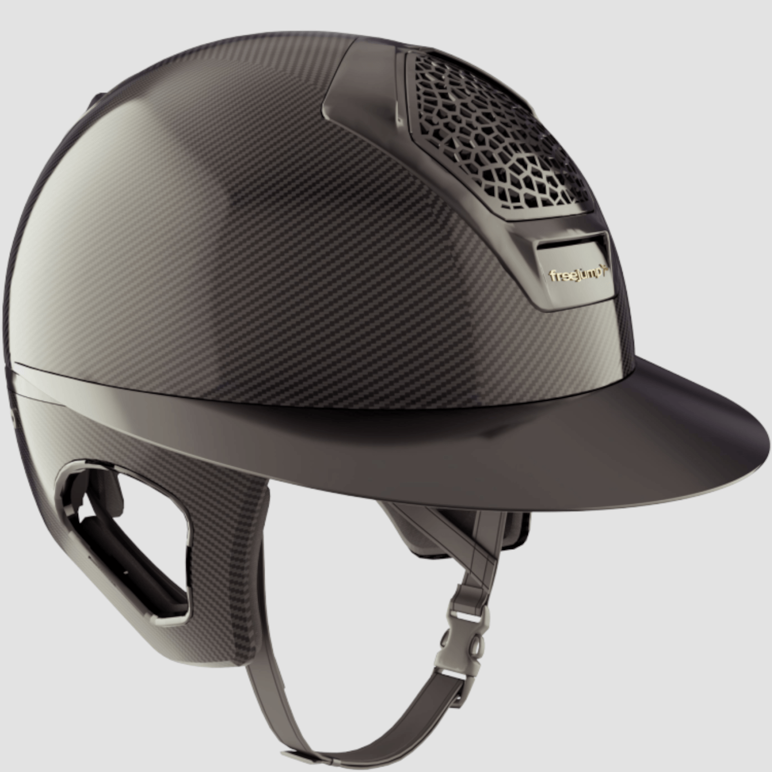 Freejump Voronoi Carbon with Temple Protection Black Glossy