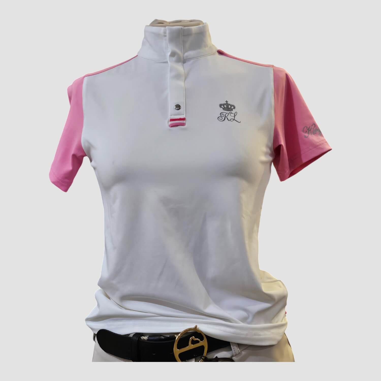 Kingsland Turniershirt Kinder Erin White/Rosa