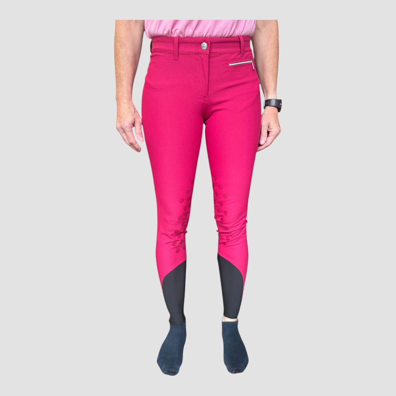 Equiline Reithose Viky Kniegrip Fuchsia