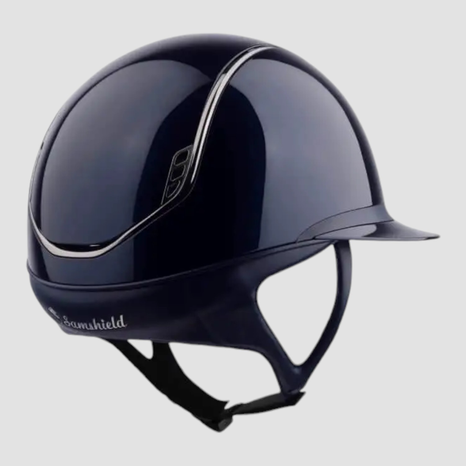 Samshield Reithelm MissShield Glossy Dressage V2 blue chrome black