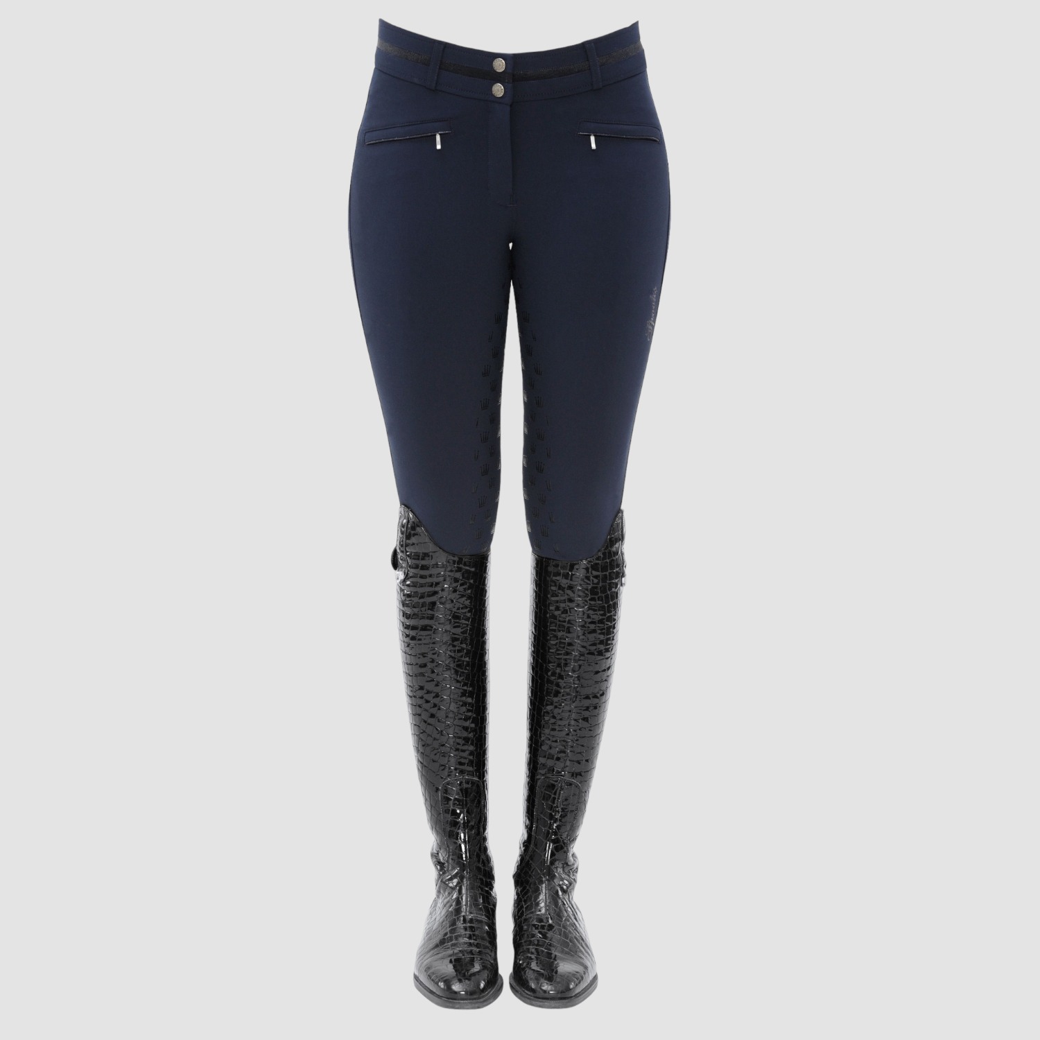 Spooks Reithose Sarina Full Grip Navy