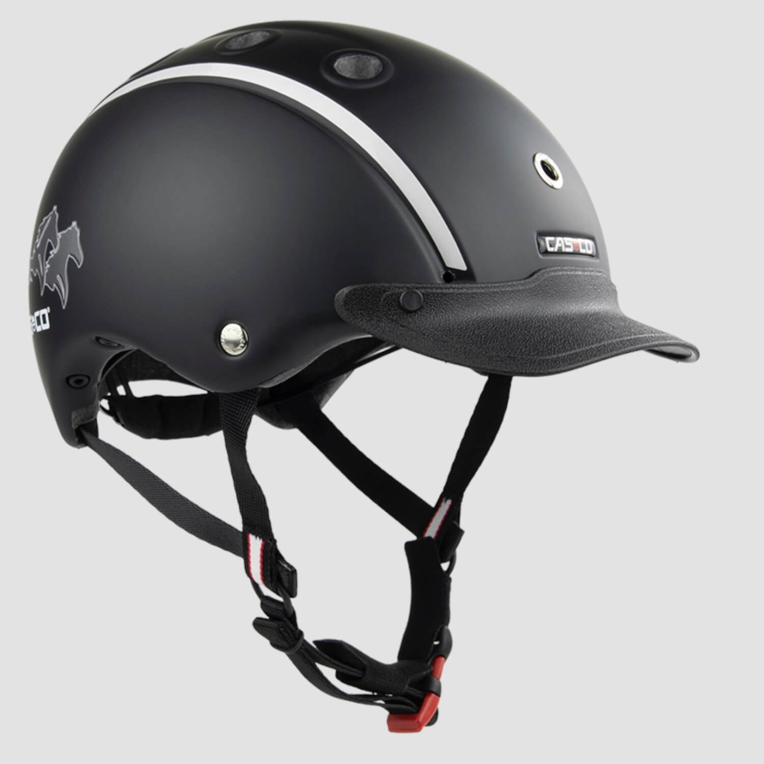 CASCO_Choice_Black_Matte_persp(1) Casco Kinder Reithelm Choice 2