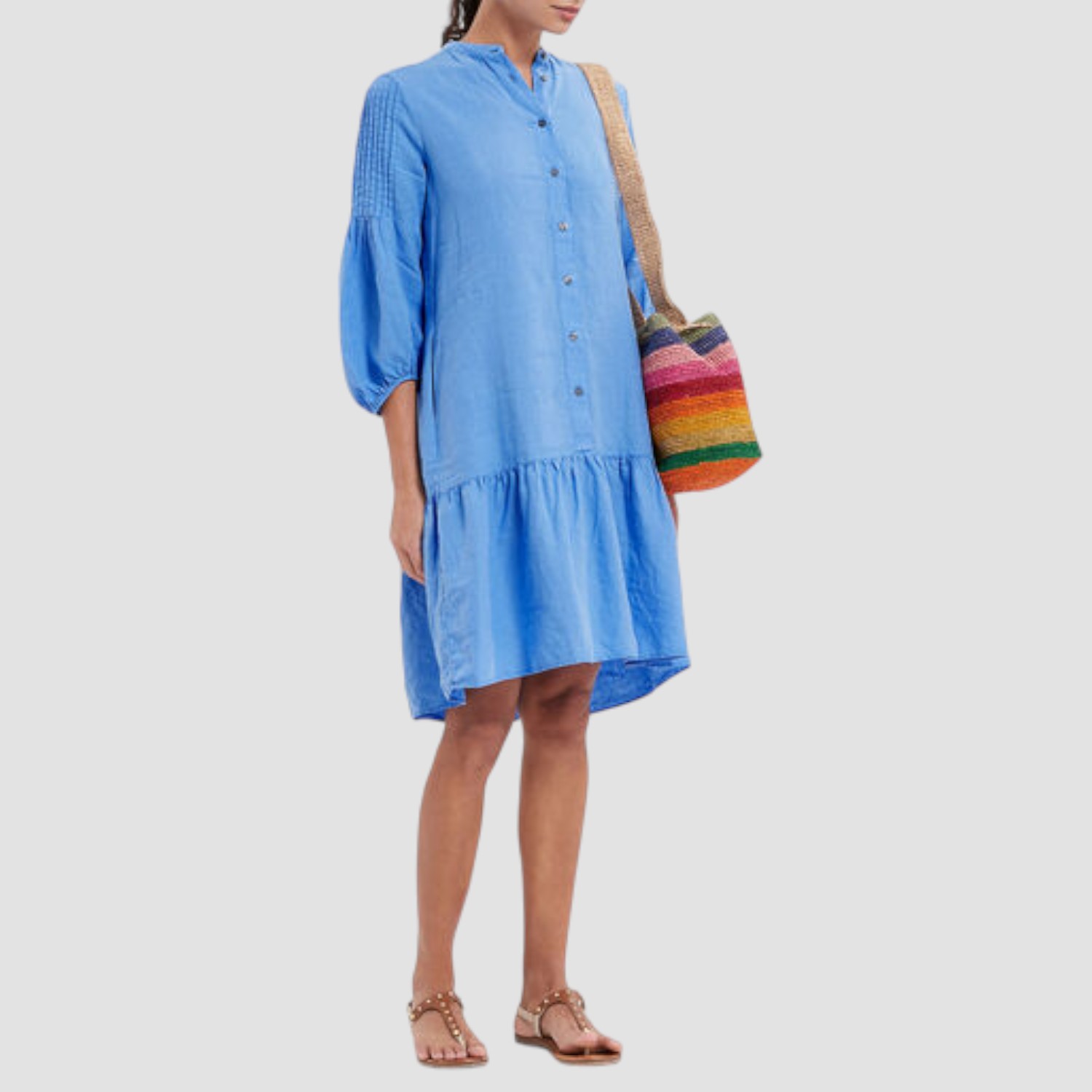 Kleid Mila Dress in blau von 0039 Italy 