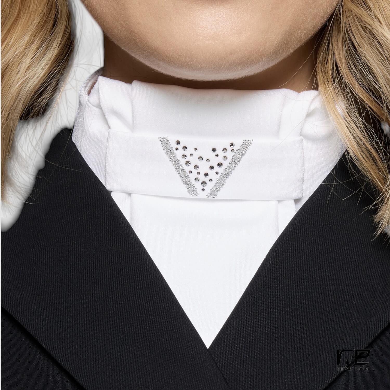 Samshield Plastron Crystal Fabric Triangle Light Chrome