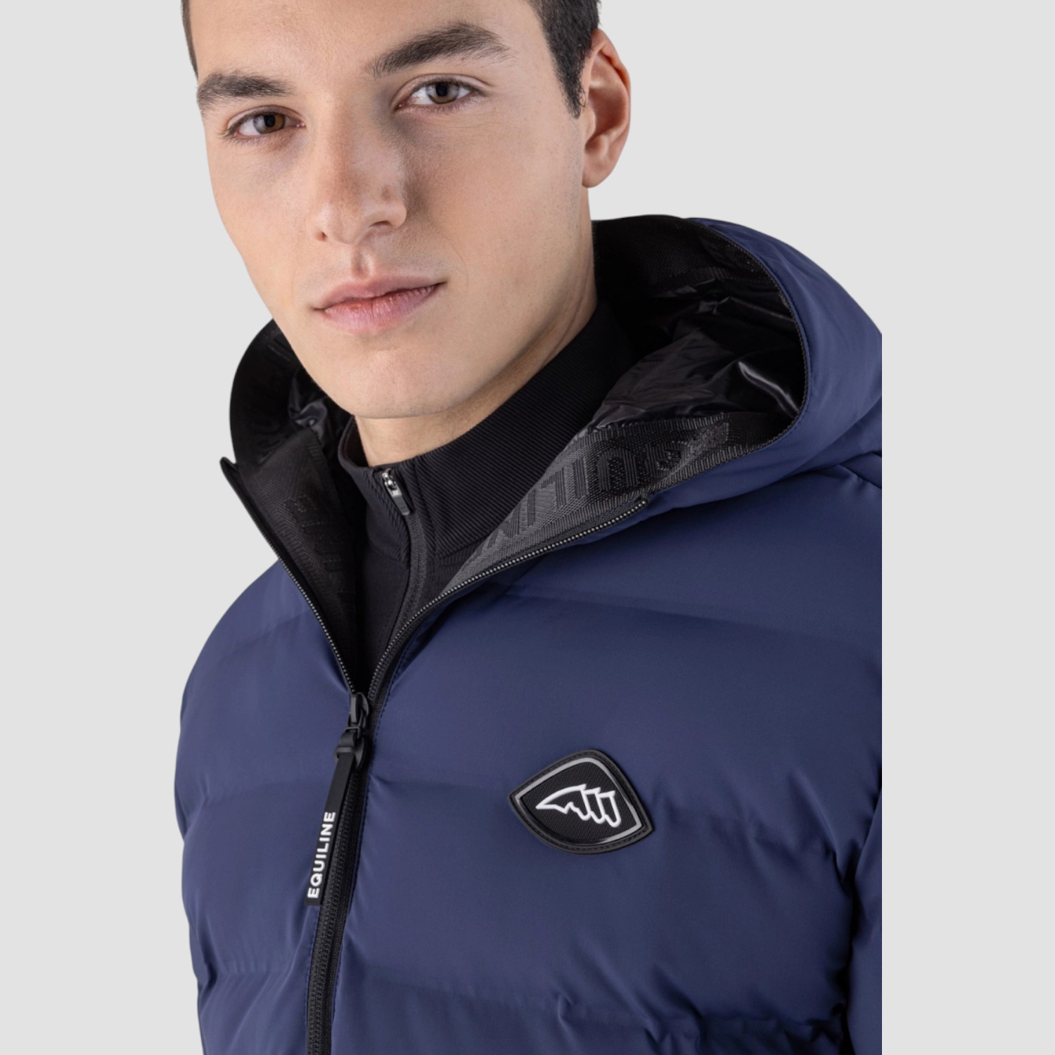 Equiline Cermo wattierte Herrenjacke Navy