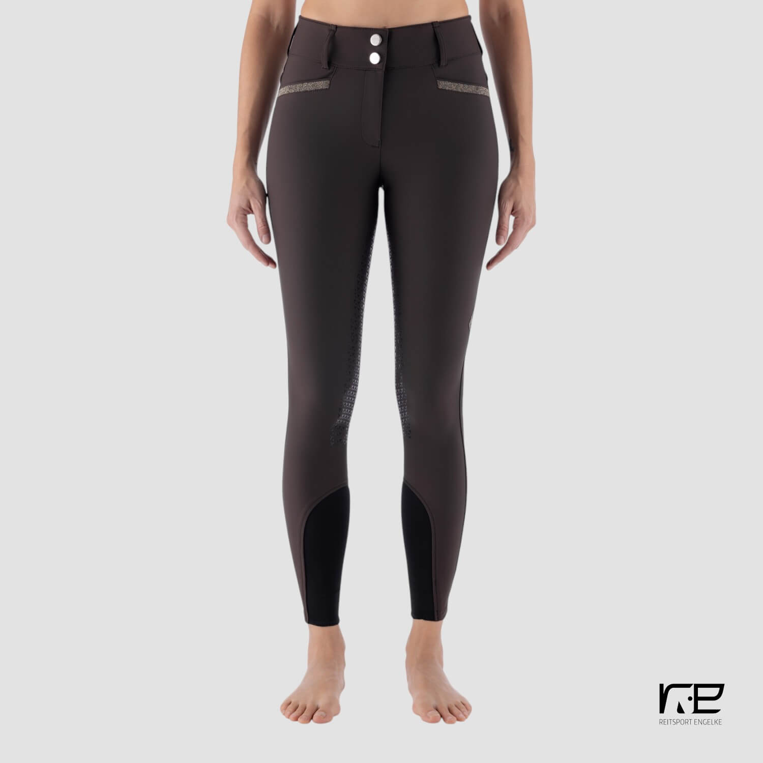 Equiline Damen Fullgrip Reithose Coffee Bean