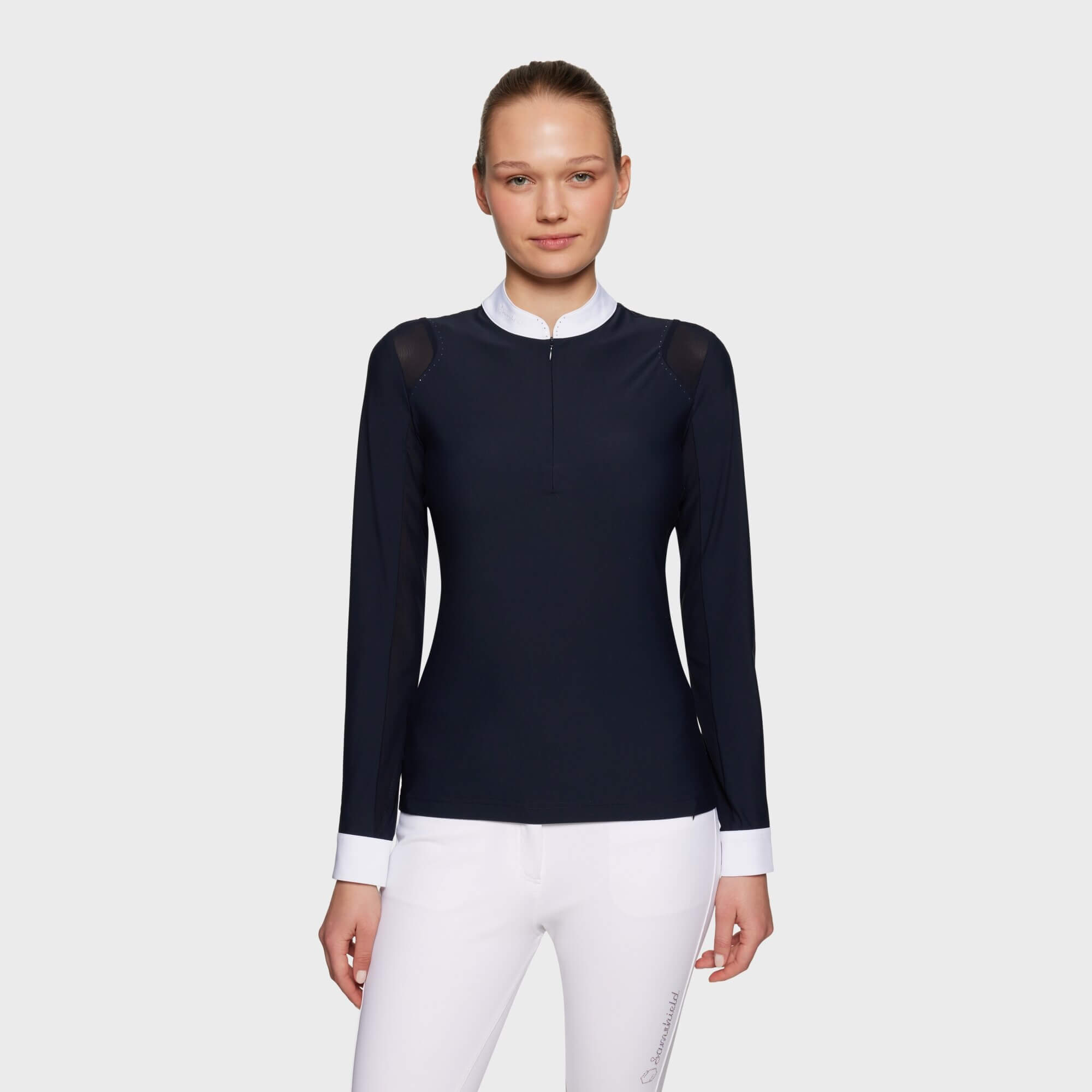 Samshield Long Sleeves Ysee Navy Mesh
