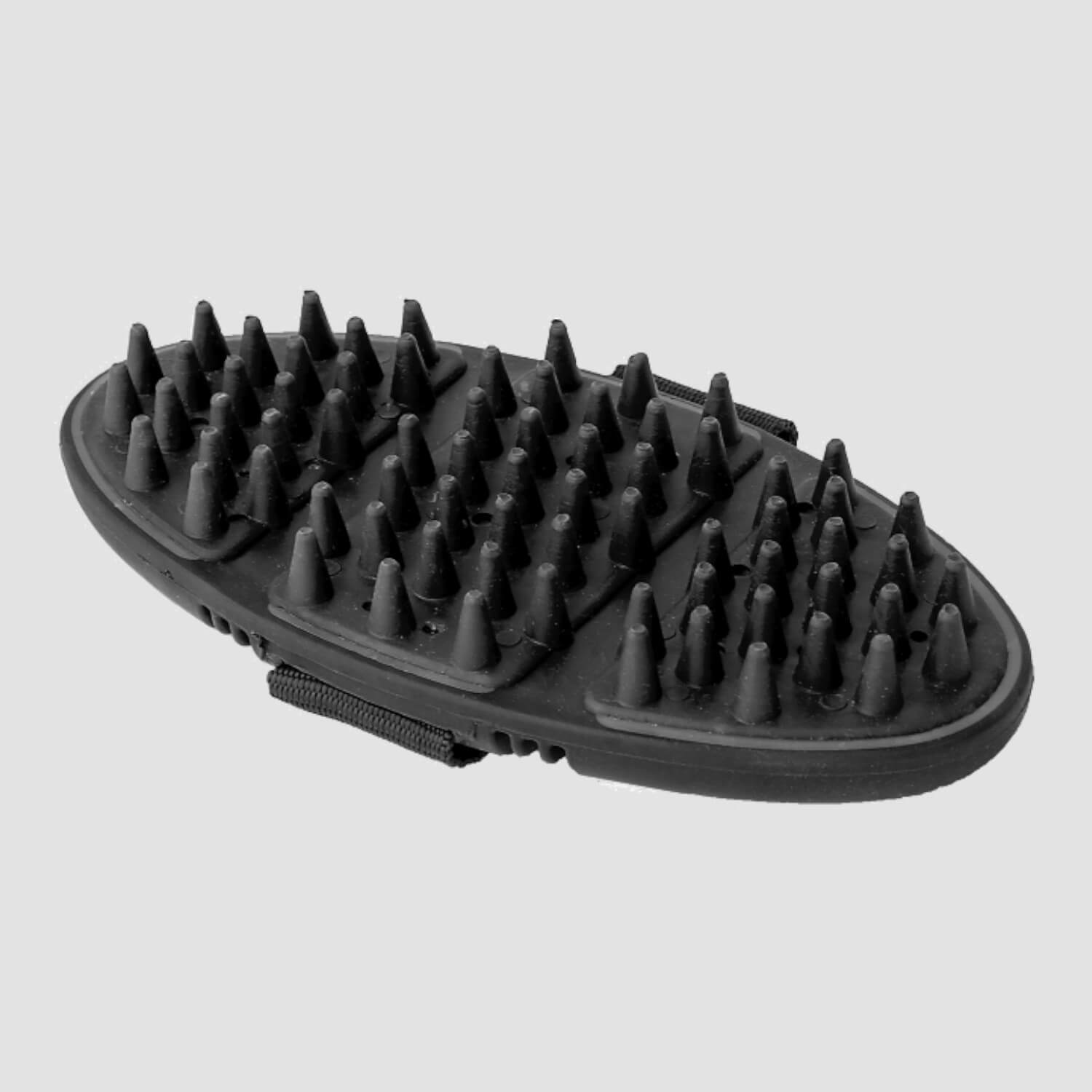 Waldhausen Flex Massage-Striegel Schwarz/Grau