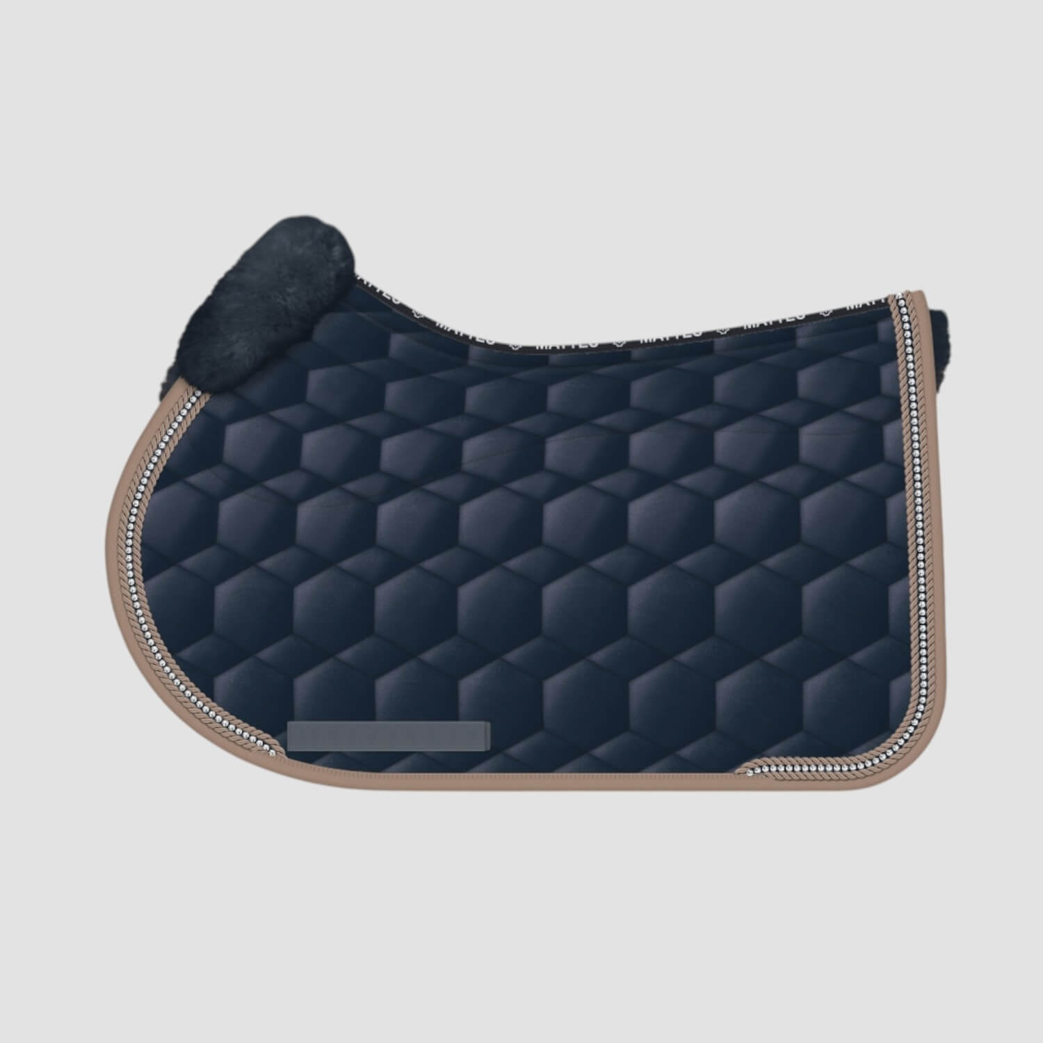 Mattes Schabracke Fell vorne u. Sitz Navy