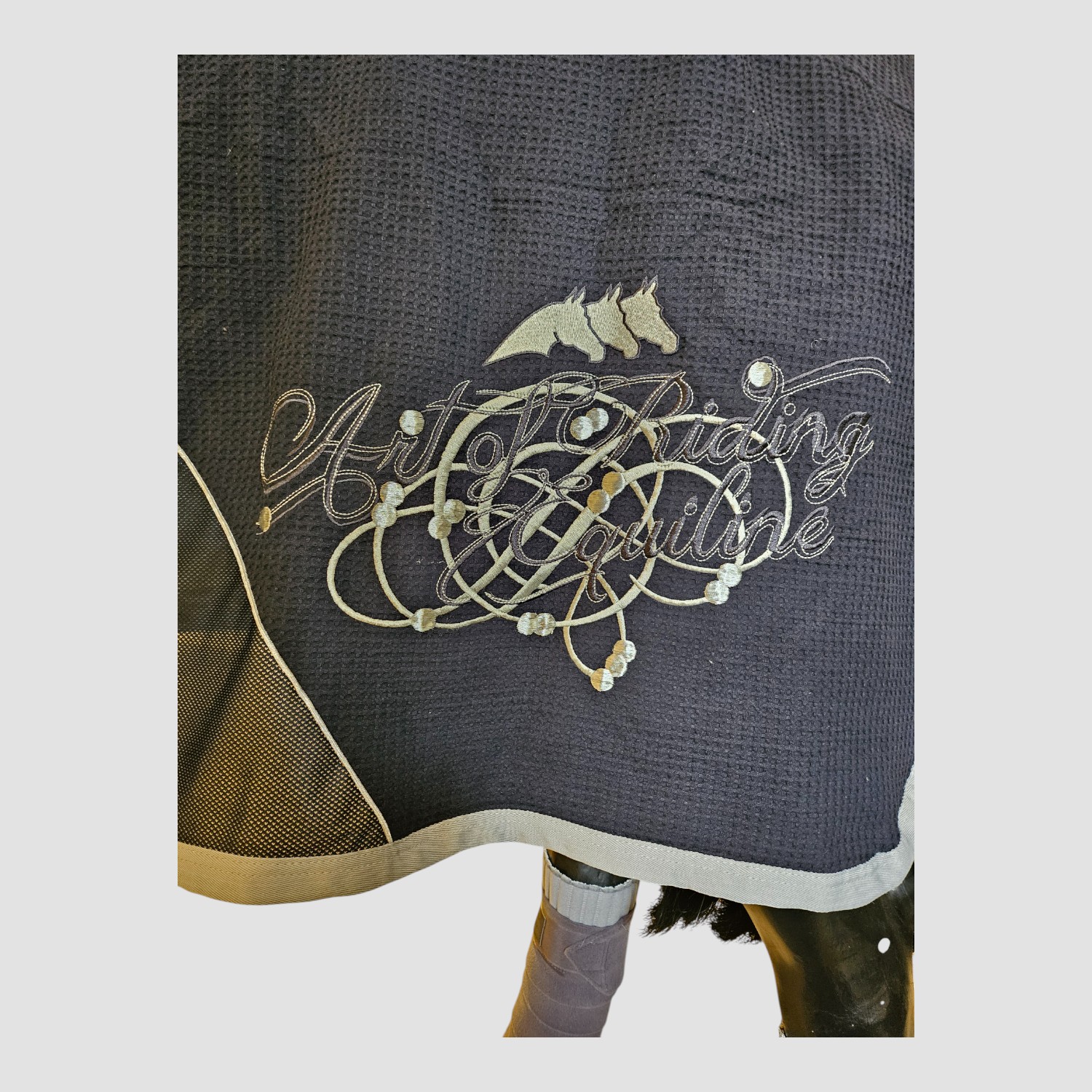 Equiline Fliegendecke m. Waffelrücken Blue