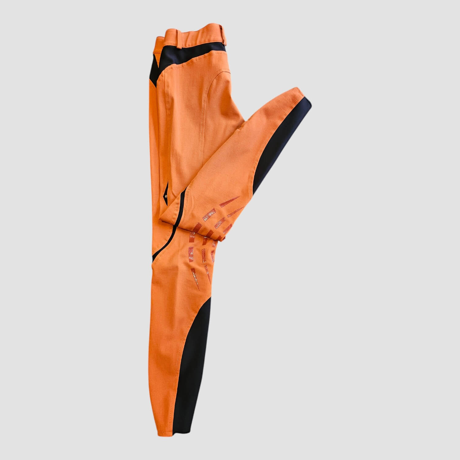 Equiline Reithose X-Grip Leah Kniebesatz Orange