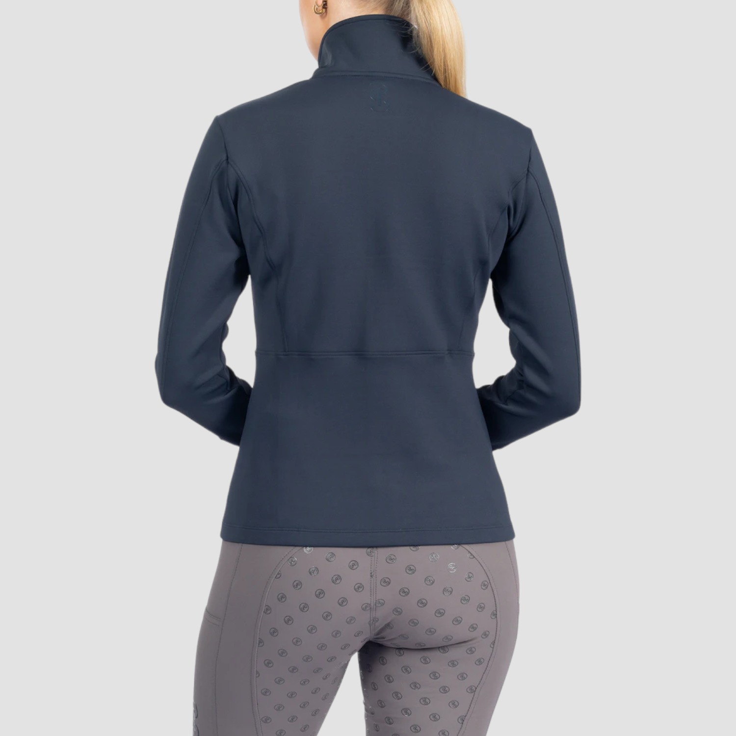 PS of Sweden Fleur Zip Mid Layer Navy