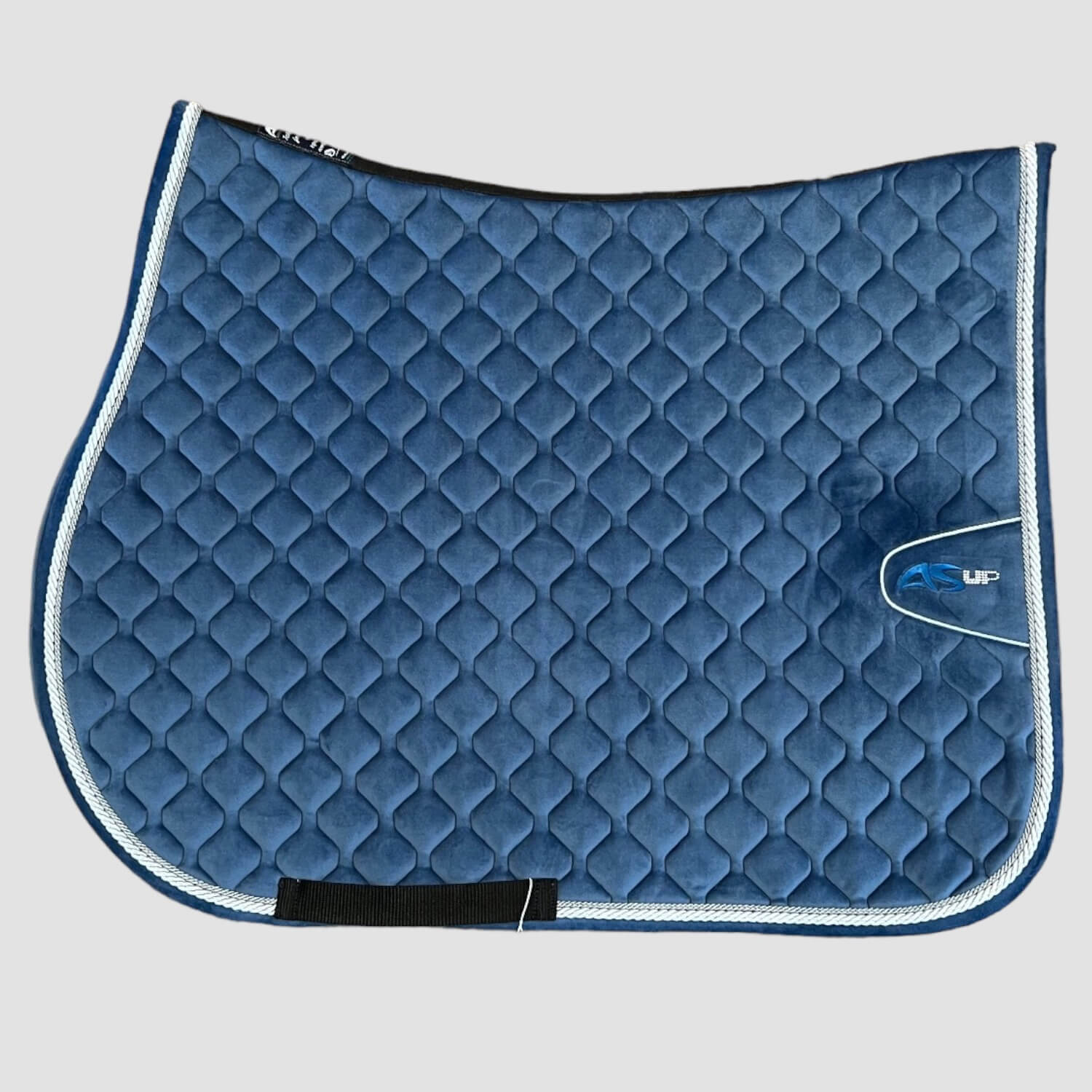 Samtschabracke Anna Scarpati m. 2 Kordeln und Crystal Steinen am Logo