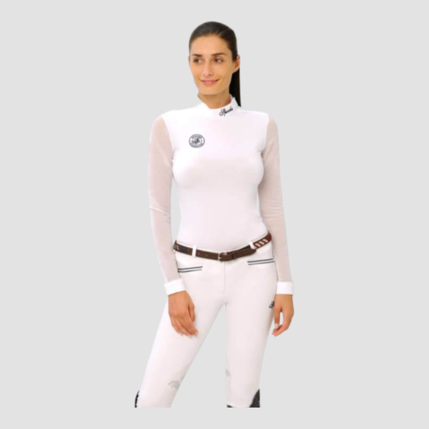 Spooks Turniershirt Gemma Longsleeve White