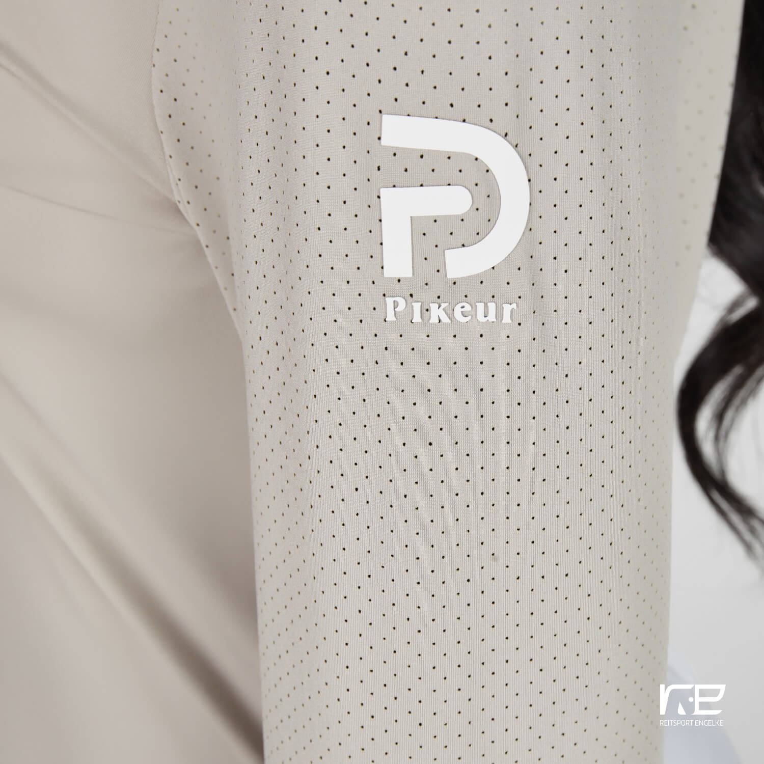 Pikeur Lasercut Langarmshirt The Core Pearl Gray