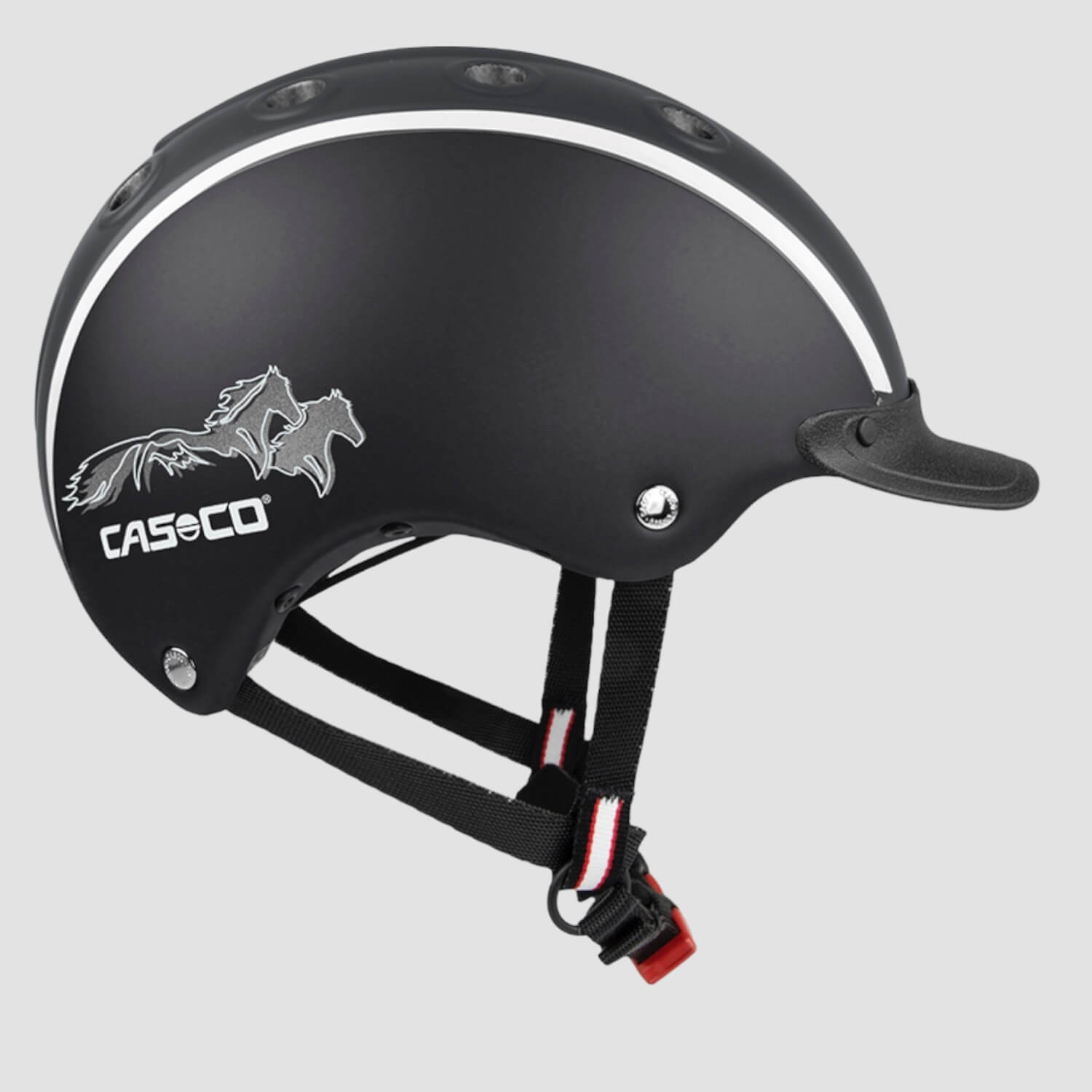 CASCO_Choice_Black_Matte_side(1) Casco Kinder Reithelm Choice 2