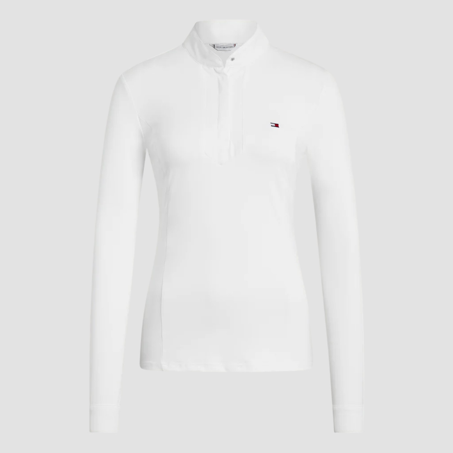 Tommy Equestrian Avon Langarmshirt Turnier Optic White