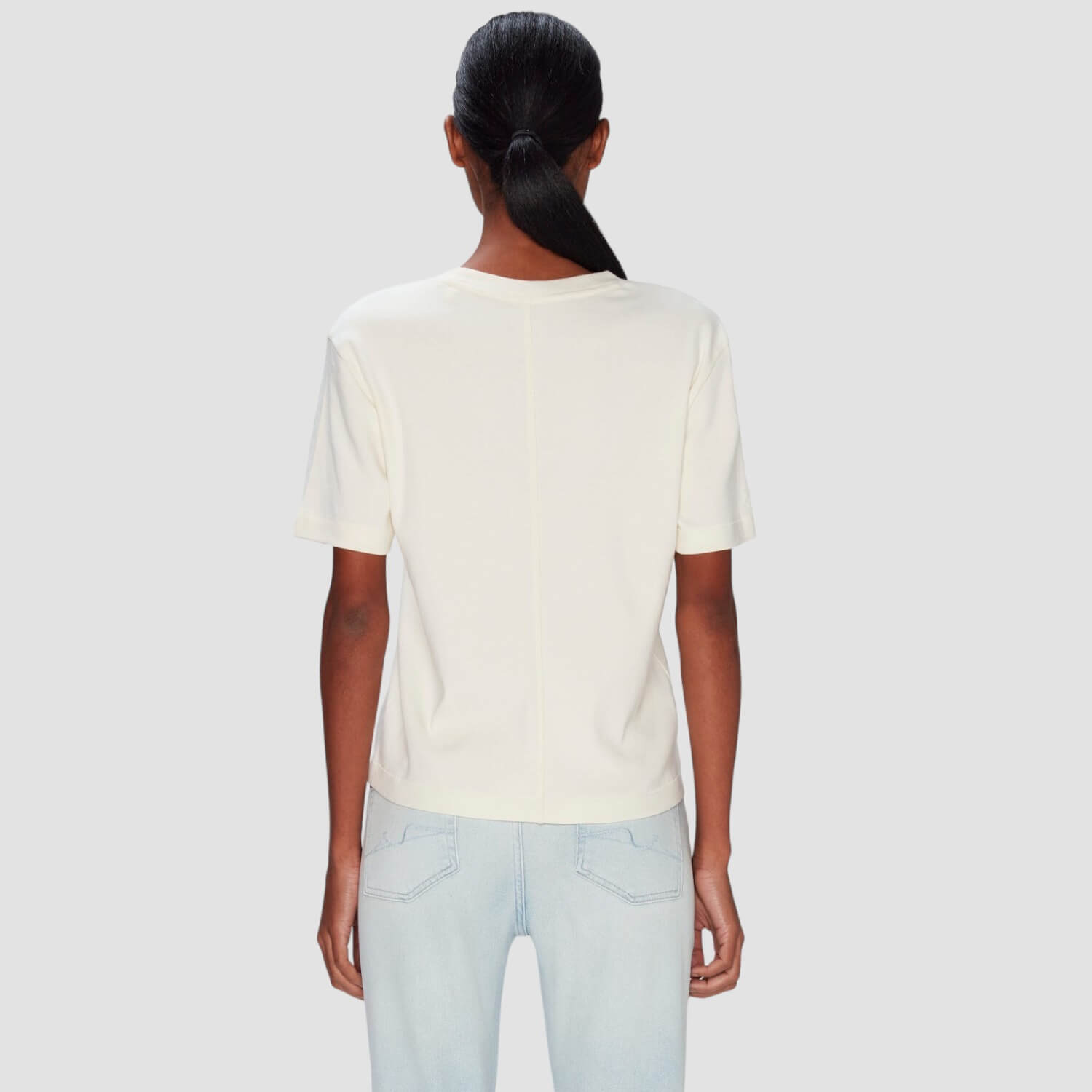 7forallmankind kurzärmeliges Baumwoll T-Shirt Everyday Rundhals 7forallmankind kurzärmeliges Baumwoll T-Shirt Everyday Rundhals