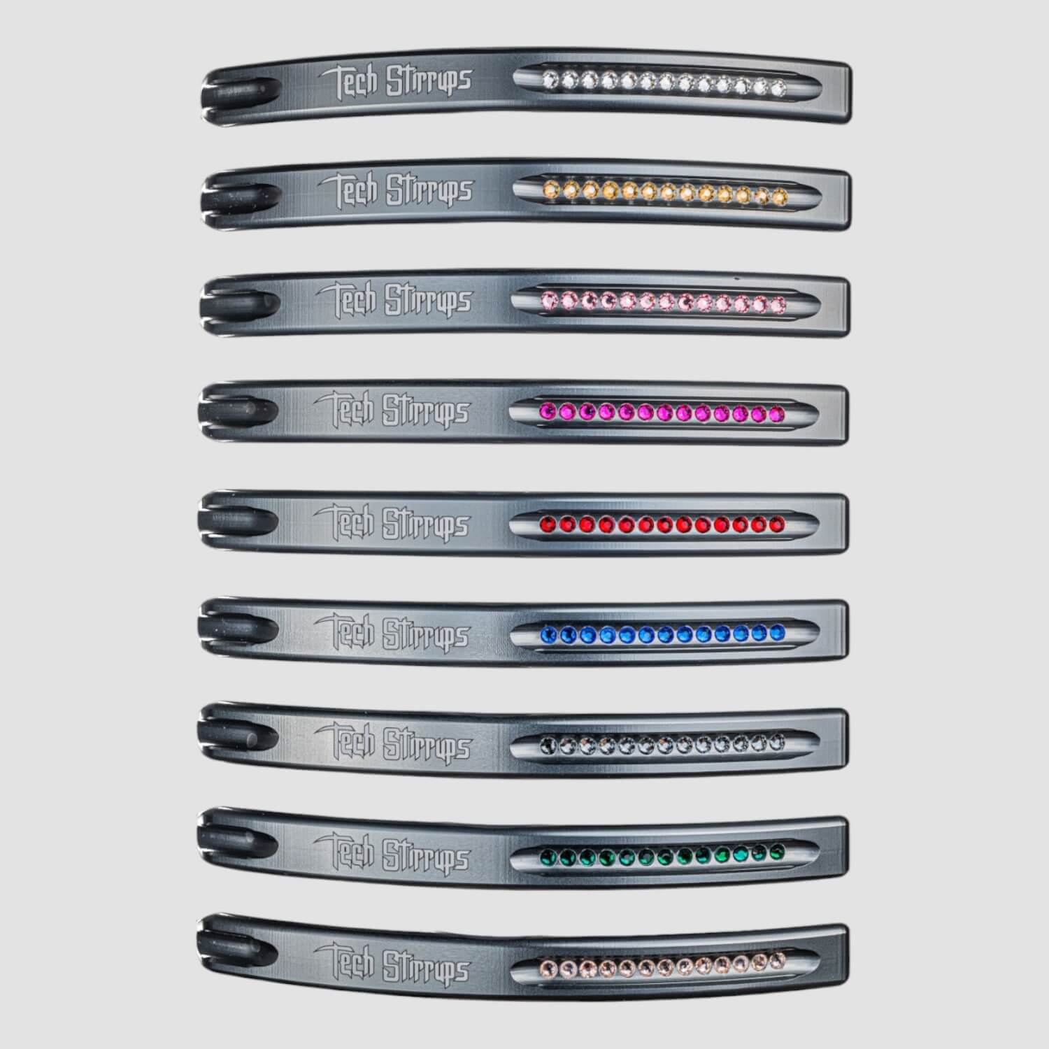 Tech Stirrups Venice Dressage Sloped mit Swarovski Steinen Tech Stirrups Venice Dressage Sloped mit Swarovski Steinen