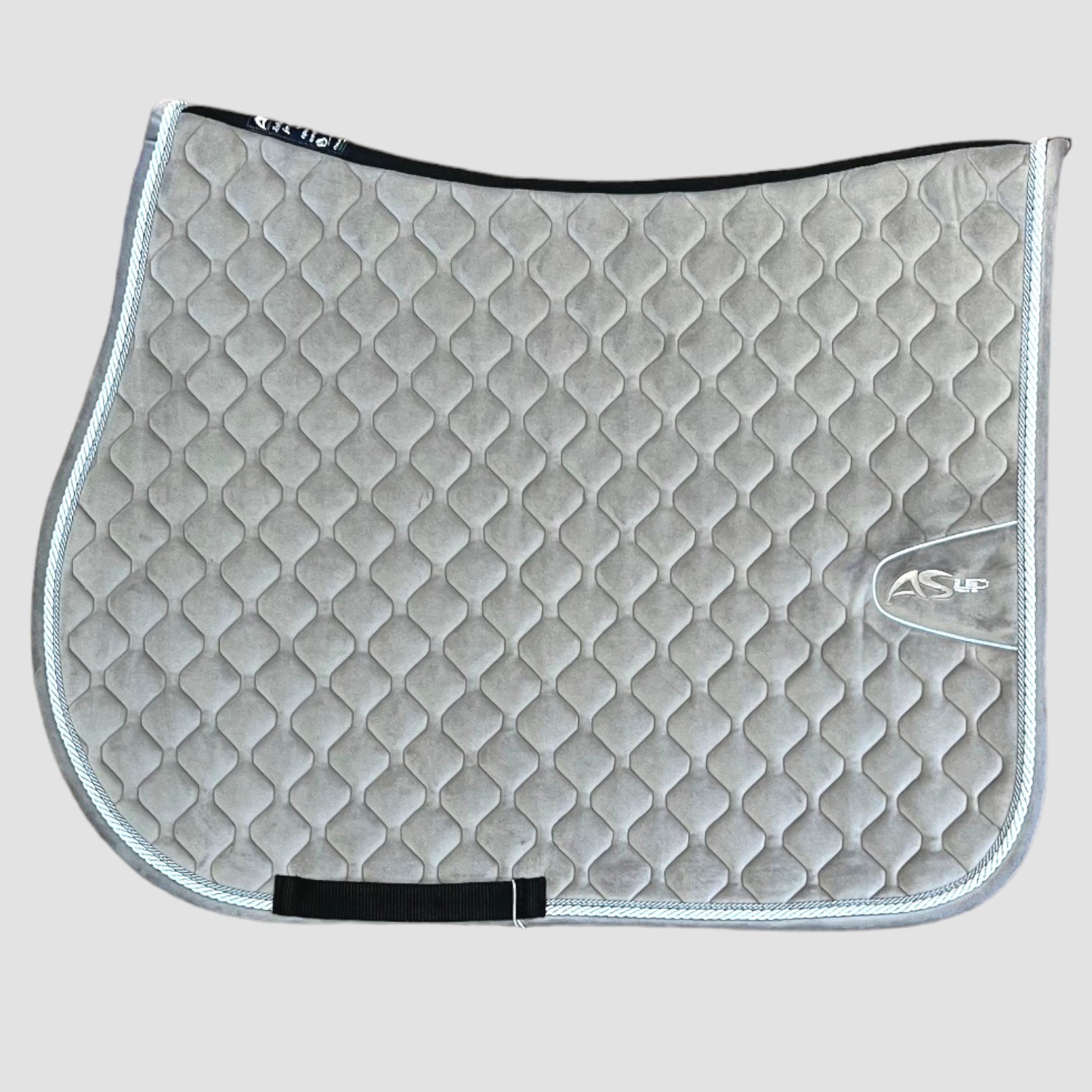 Samtschabracke Anna Scarpati m. 2 Kordeln und Crystal Steinen am Logo