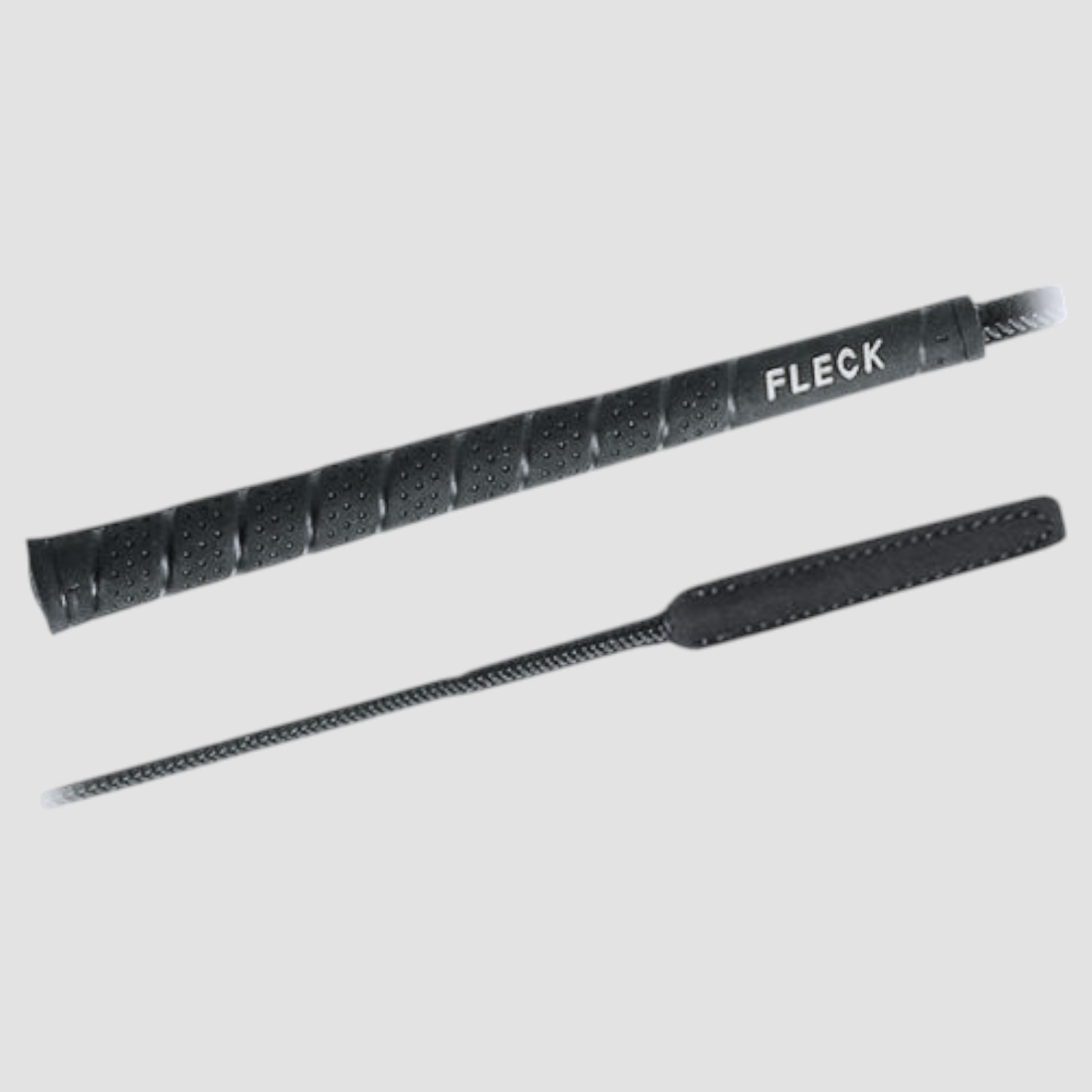 Fleck Dressurgerte aus Nylon mit Lederzunge