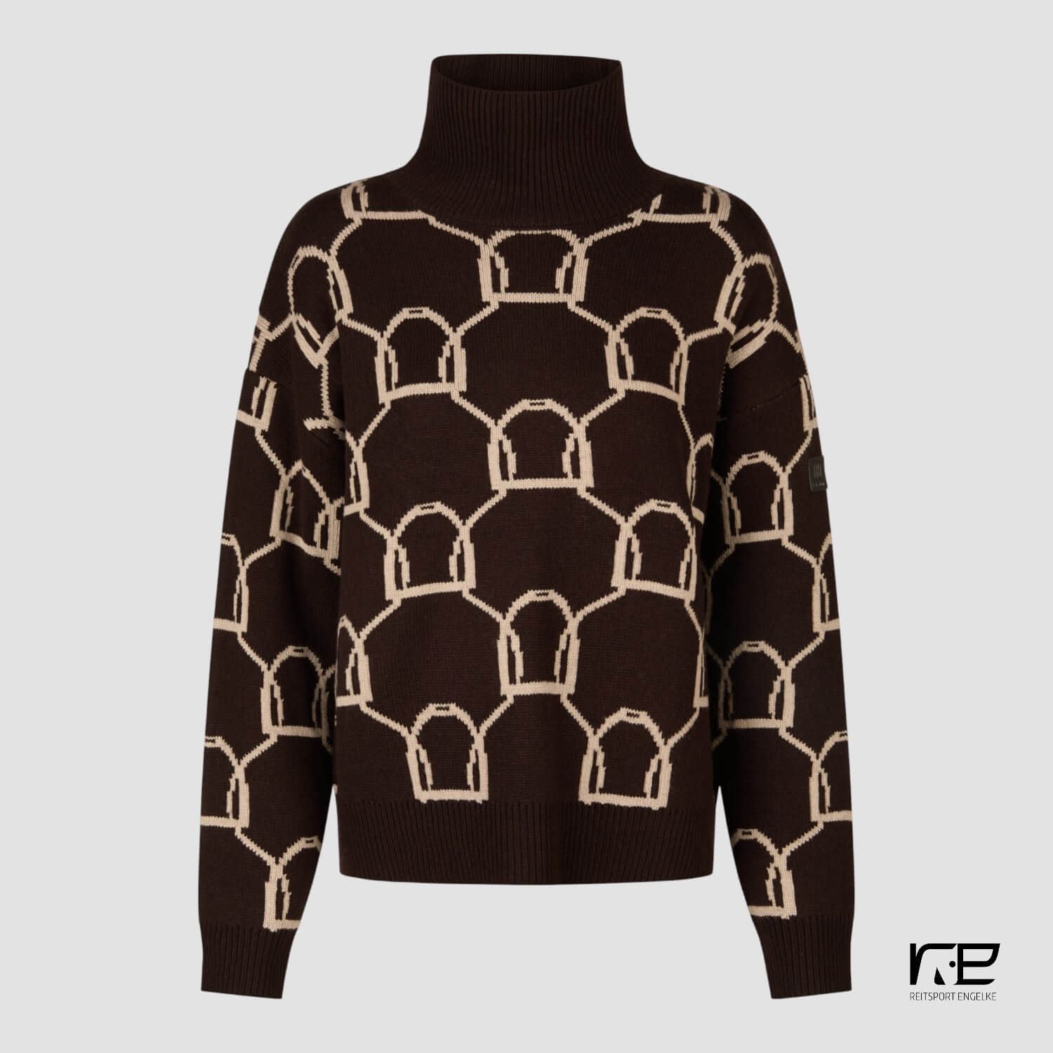 Eskadron Pullover Knit Jumper Black Truffle-Beige Heritage 25/26