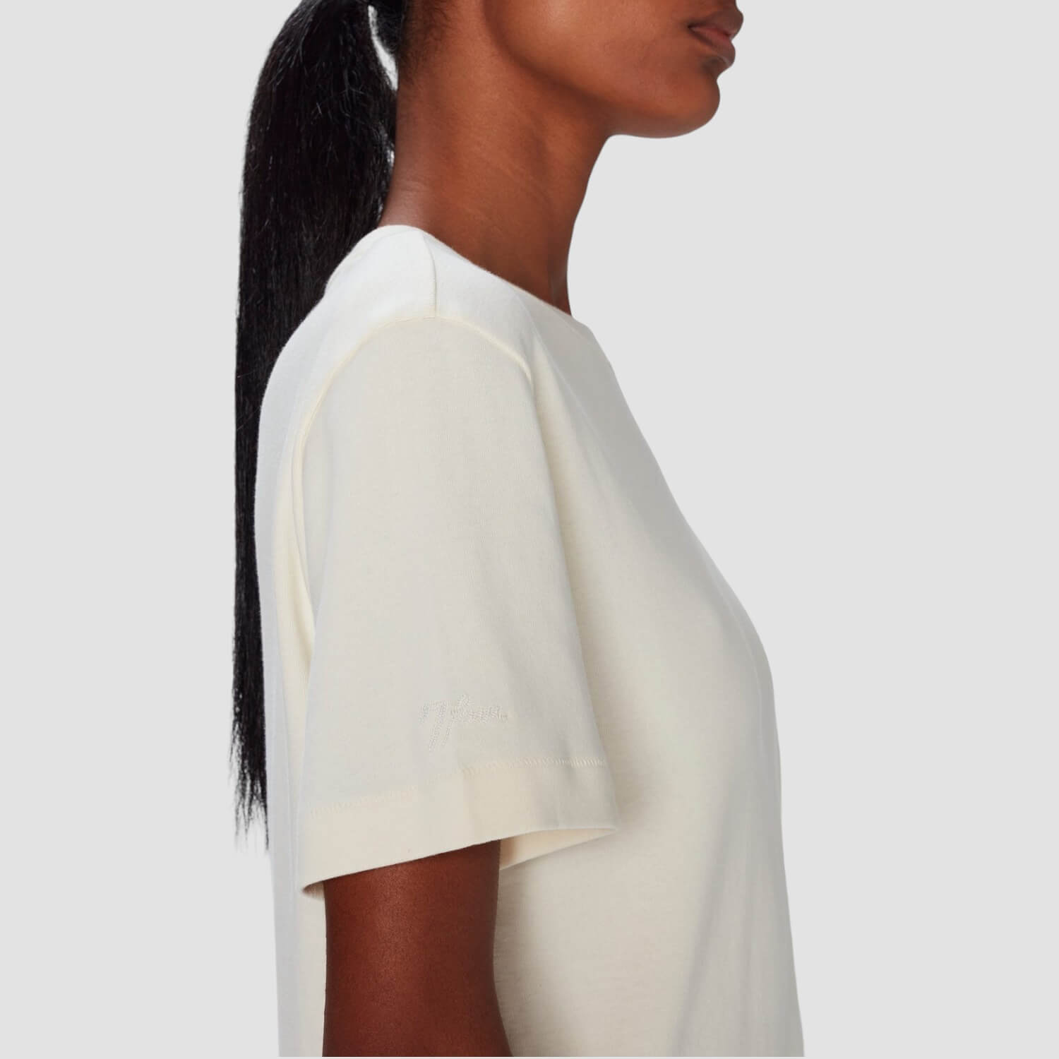 7forallmankind kurzärmeliges Baumwoll T-Shirt Everyday Rundhals 7forallmankind kurzärmeliges Baumwoll T-Shirt Everyday Rundhals
