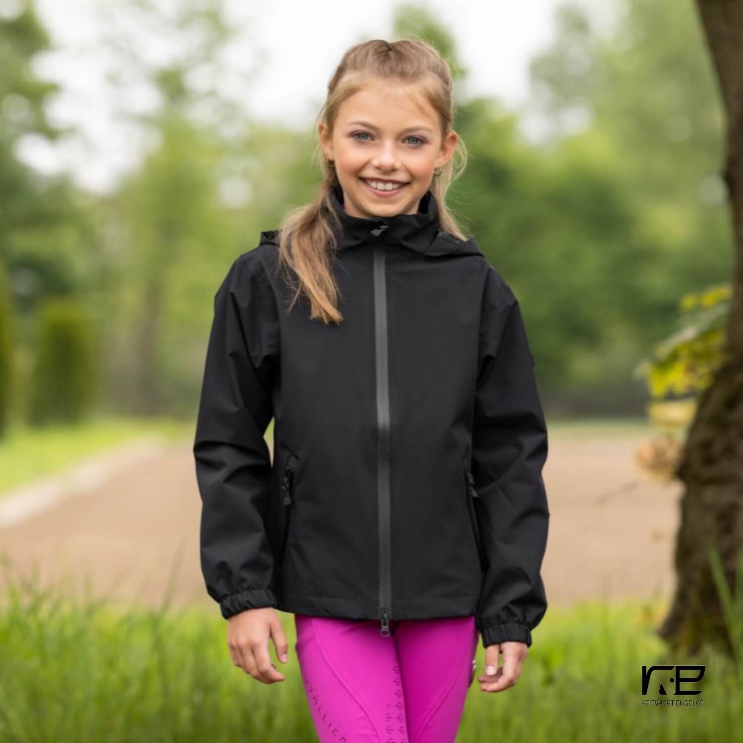 Covalliero Kinder Regenjacke Black