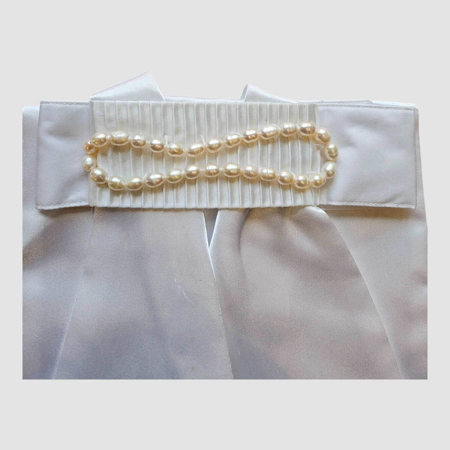 Imperial Riding Plastron Crystal Stones "Pearl" Ladies