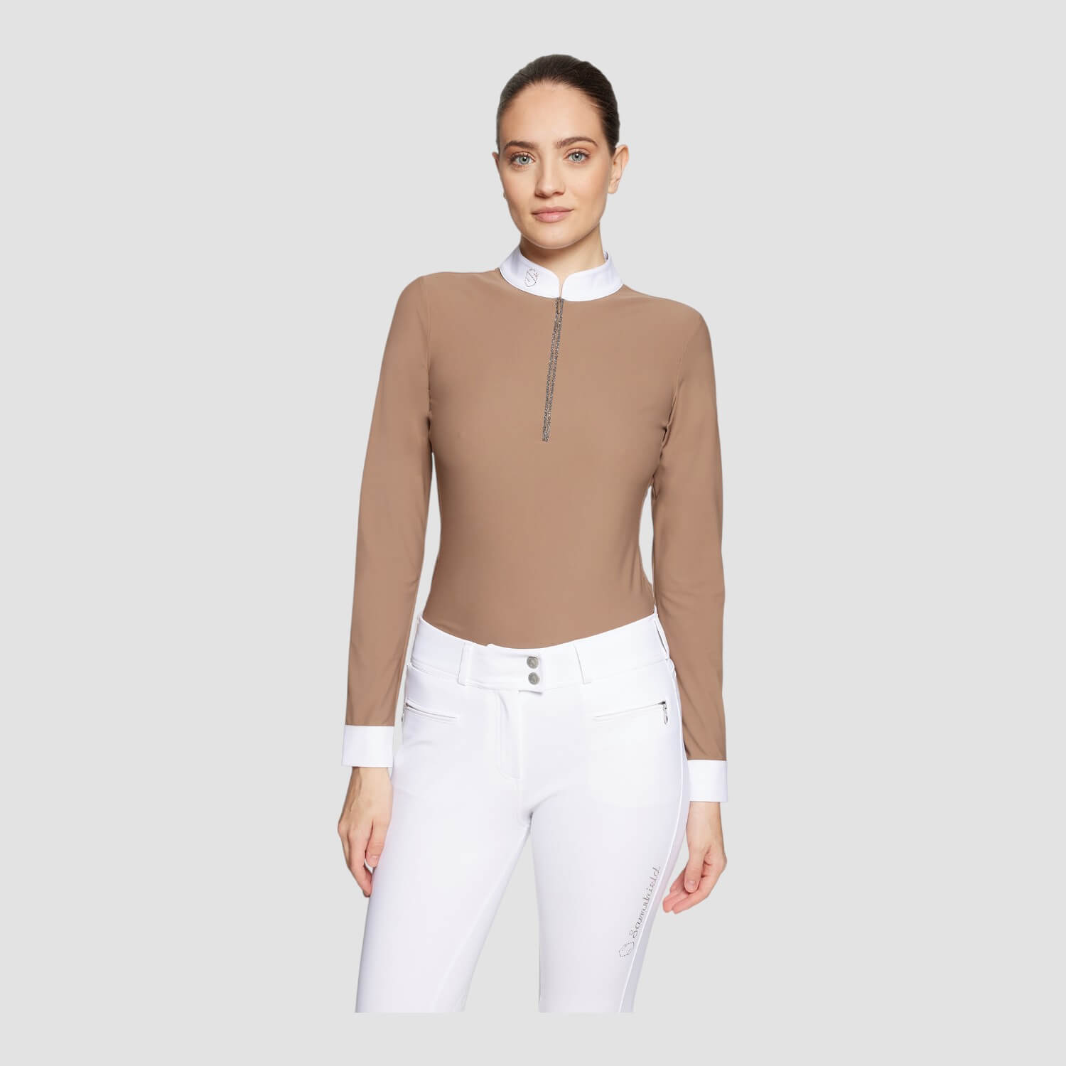 Samshield Turnier- Langarmshirt Aloise Camel