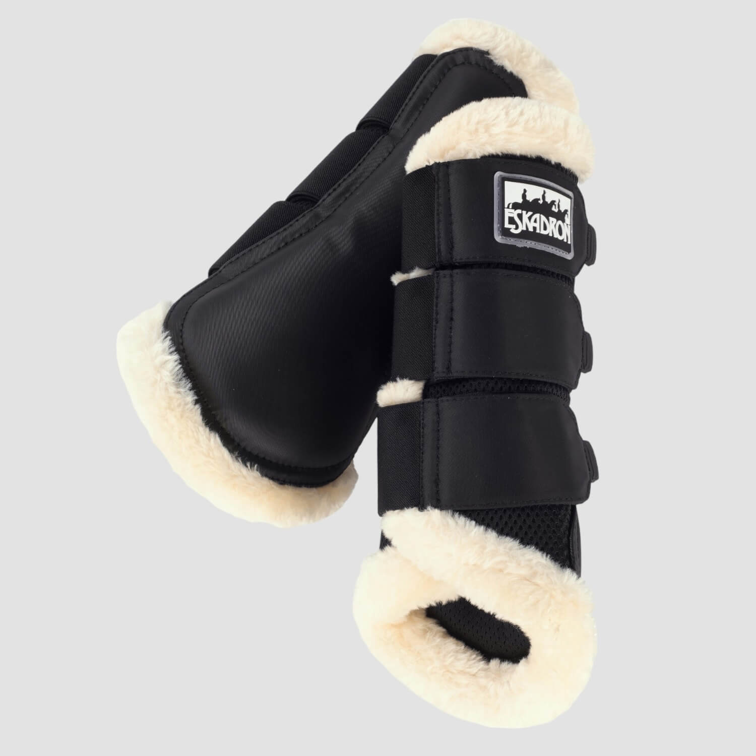 Eskadron Tendon Boots Soft Mesh Fauxfur in Black