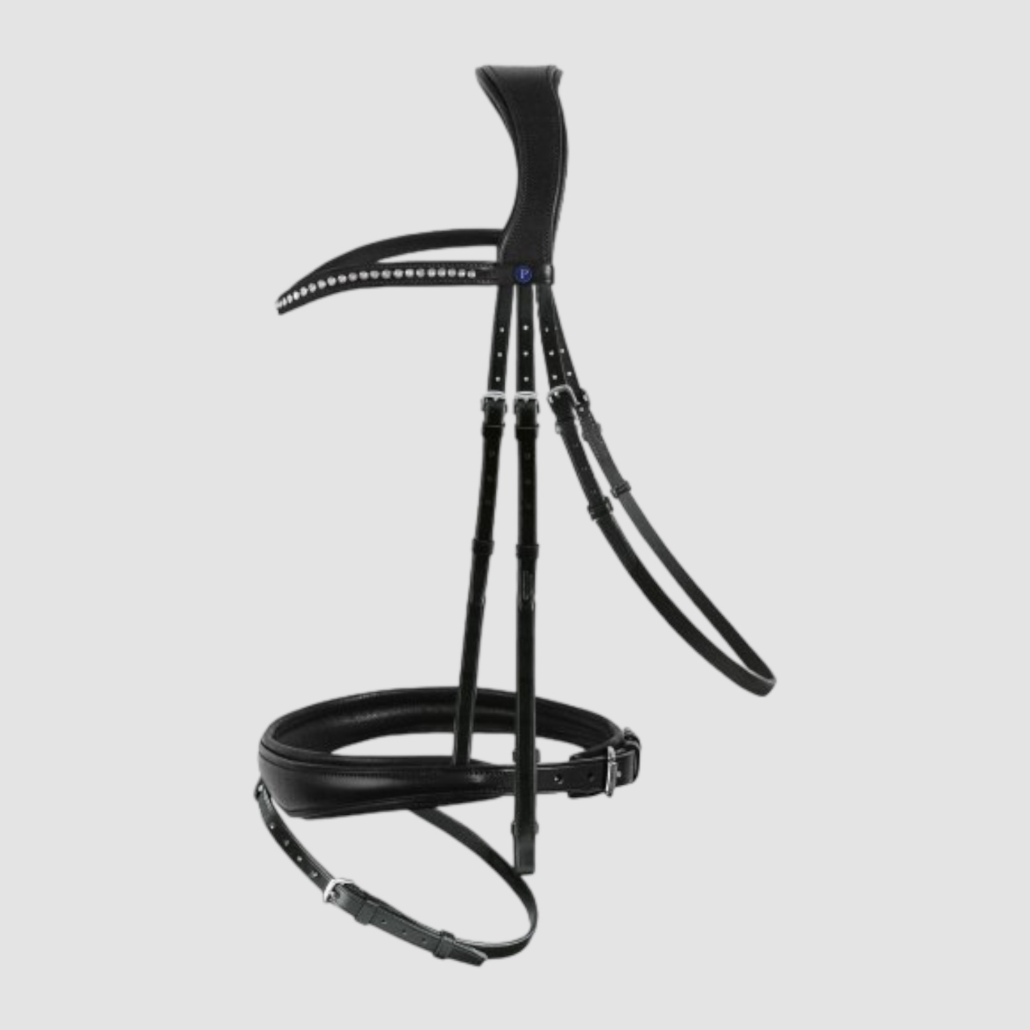 PassierBlu Trense Spirit schwarz mit frei wählbarem Reithalfter PassierBlu Trense Spirit schwarz mit frei wählbarem Reithalfter
